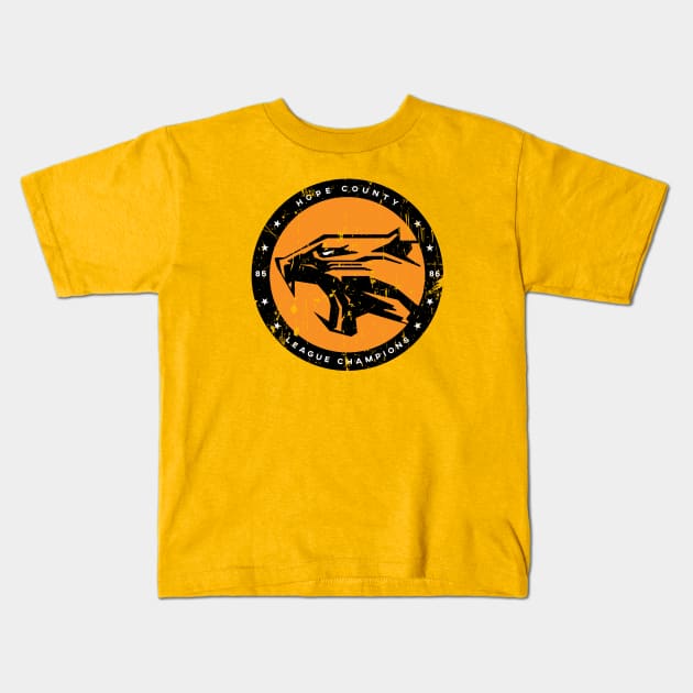 Hope County League Champions Kids T-Shirt by BadBox